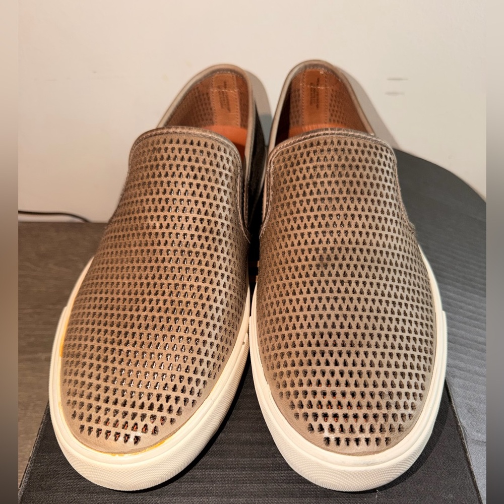Frye Men's Brown Mesh Slip-On Loafers - Picture 3 of 6
